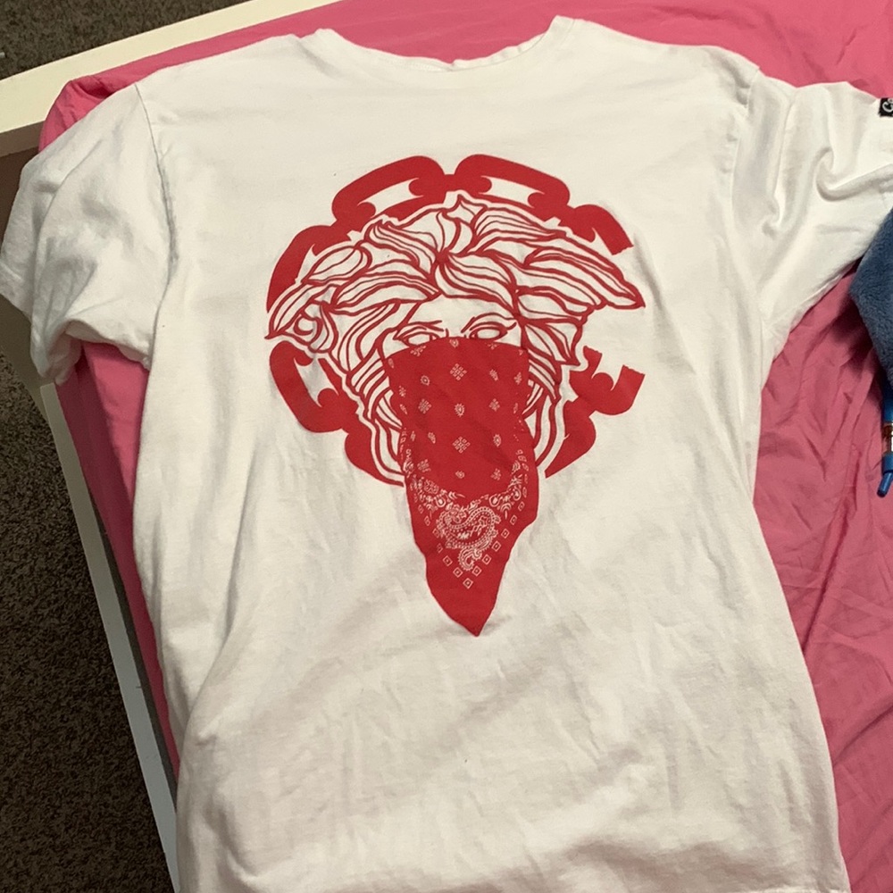 Crooks and castles white and red street wear
